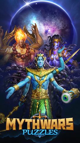 Screenshot 1: MythWars & Puzzles: RPG Match3