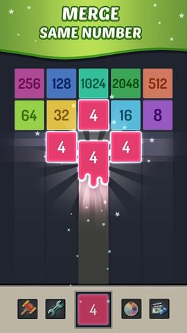 Screenshot 1: Merge Block - 2048 Puzzle