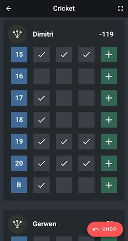 Screenshot 2: DARTS Scorer 2021