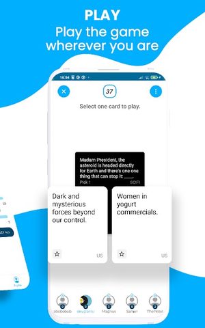 Screenshot 4: Client for Pretend You're Xyzzy (open source)