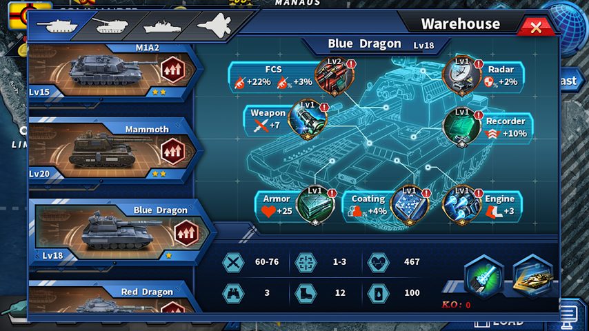 Screenshot 3: Glory of Generals2: ACE