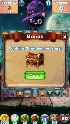 Screenshot 5: Halloween Games 2 - fun puzzle games match 3 games