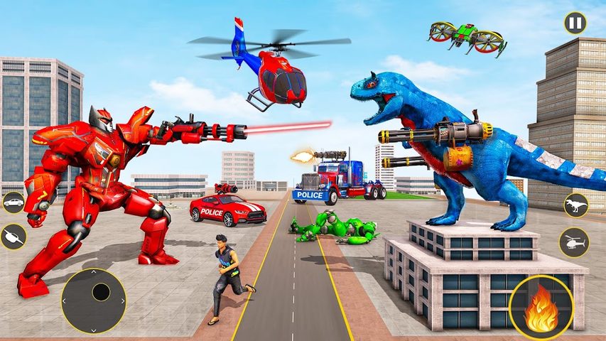 Screenshot 23: Police Truck Robot Game – Dino