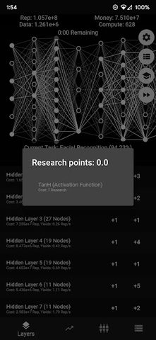 Screenshot 6: Perceptron - An Idle Game