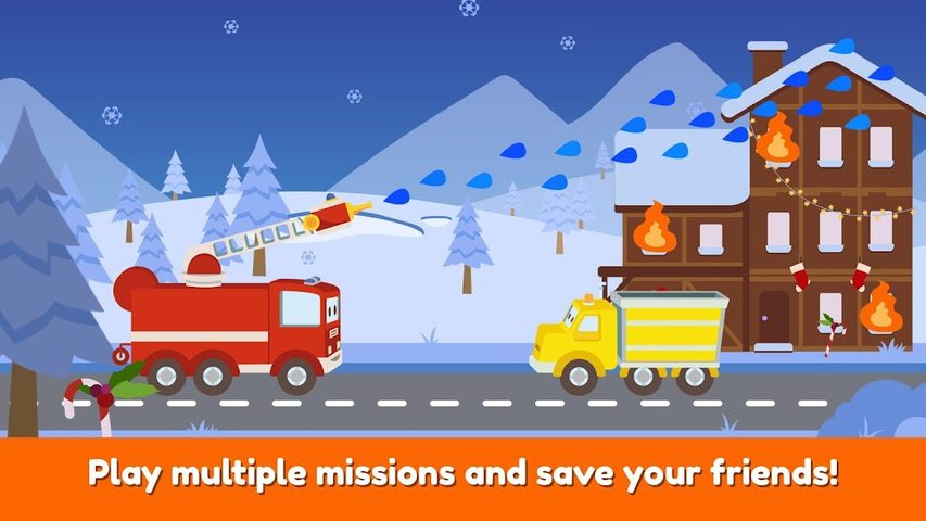 Screenshot 4: Car City Heroes: Rescue Trucks