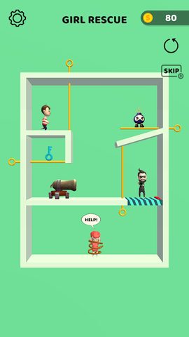 Screenshot 2: Pin Rescue - Pull the pin game!