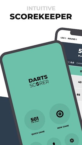 Screenshot 1: Darts Scorer 180 - Darts Scorekeeper