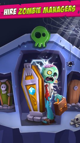 Screenshot 1: Zombie Inc. Idle Zombies Tycoon Games