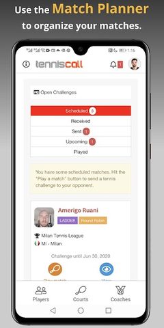 Screenshot 6: TennisCall: Tennis Player app
