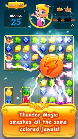 Screenshot 3: New Jewel Pop Story: Puzzle World