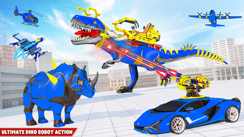 Screenshot 18: Dino Transform Robot Car Game