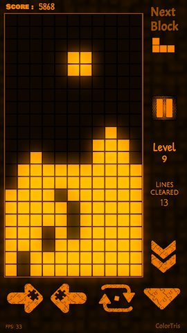 Screenshot 2: ColorTris - Classic Neon Block