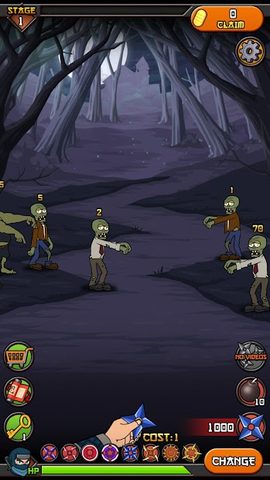 Screenshot 1: Zombies vs Ninja