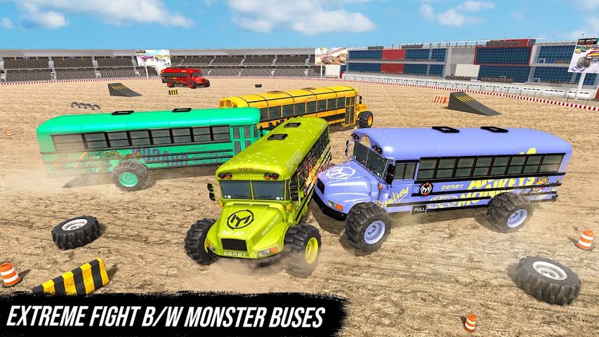 Screenshot 5: Monster Bus Demolition Derby Offroad Bus Games
