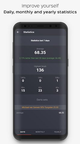 Screenshot 3: King of Darts scoreboard app