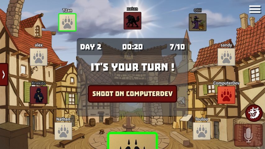 Screenshot 2: Werewolves Online