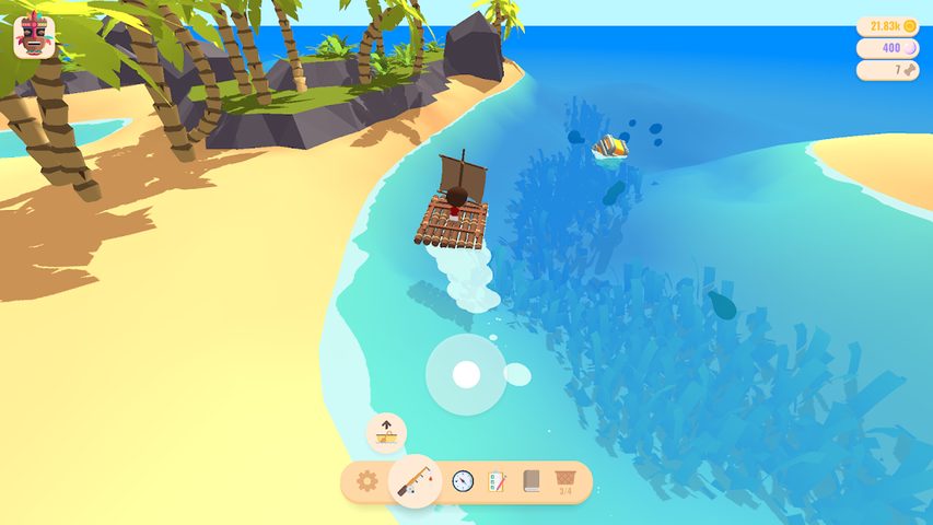 Screenshot 1: Tides: A Fishing Game