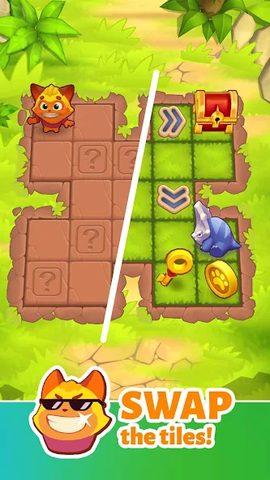 Screenshot 24: Swappy Cat Merge・Magic Puzzle