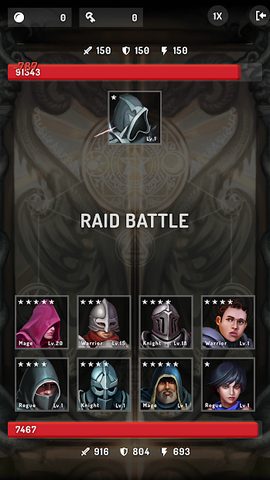 Screenshot 1: Moonlight Quest: Idle RPG