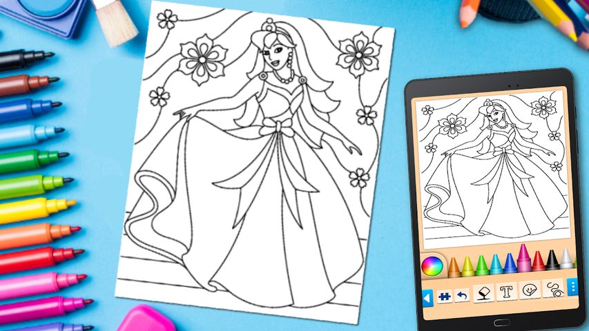 Screenshot 6: Coloring for girls and women