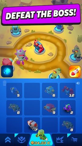 Screenshot 3: Merge Tower Bots