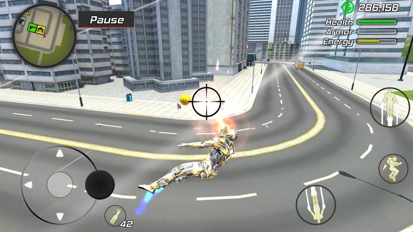 Screenshot 21: Super Crime Steel War Hero Iron Flying Mech Robot