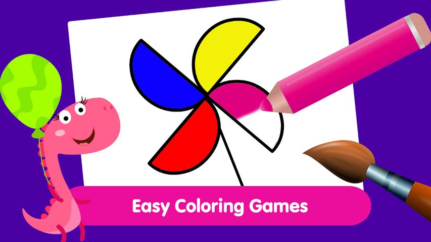 Screenshot 1: Baby Coloring Games for Kids