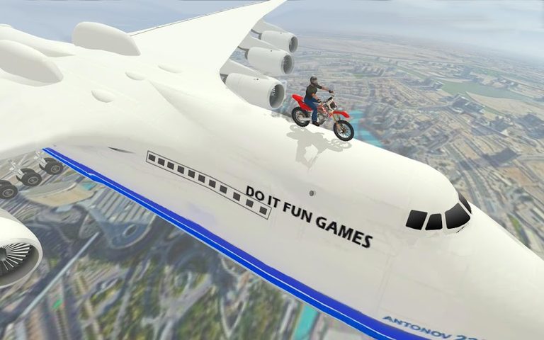 Screenshot 3: Sky Bike Stunt Racing Games 3D