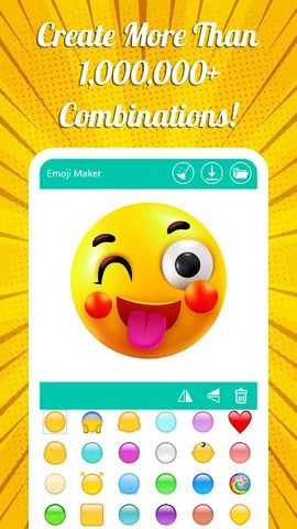 Screenshot 1: Emoji Maker: Funny Stickers