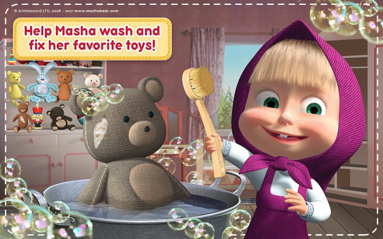 Screenshot 22: Masha and the Bear: House Cleaning Games for Girls