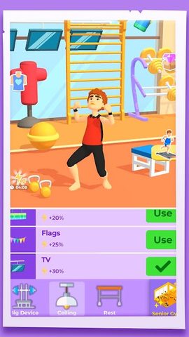 Screenshot 1: Idle Calorie Burn