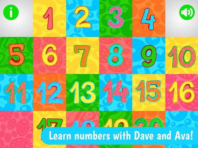 Screenshot 6: Numbers from Dave and Ava
