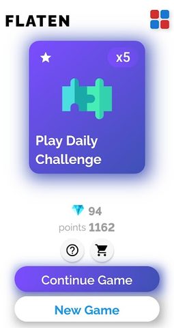 Screenshot 1: Flaten - Block Puzzle Game