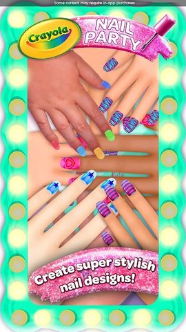 Screenshot 1: Crayola Nail Party: Nail Salon