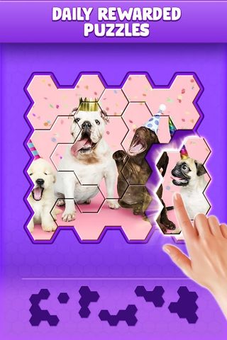 Screenshot 1: Hexa World Jigsaw - Free Puzzle Quest