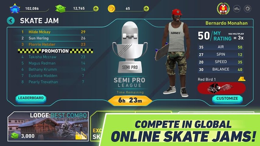 Screenshot 7: Skate Jam - Pro Skateboarding