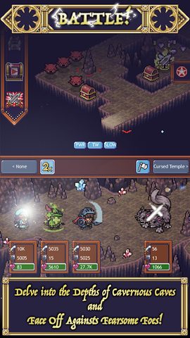 Captura 1: Aventura en cuevas Idle