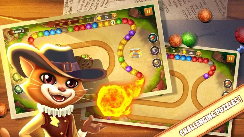 Screenshot 2: Jungle Marble Zumla Blast