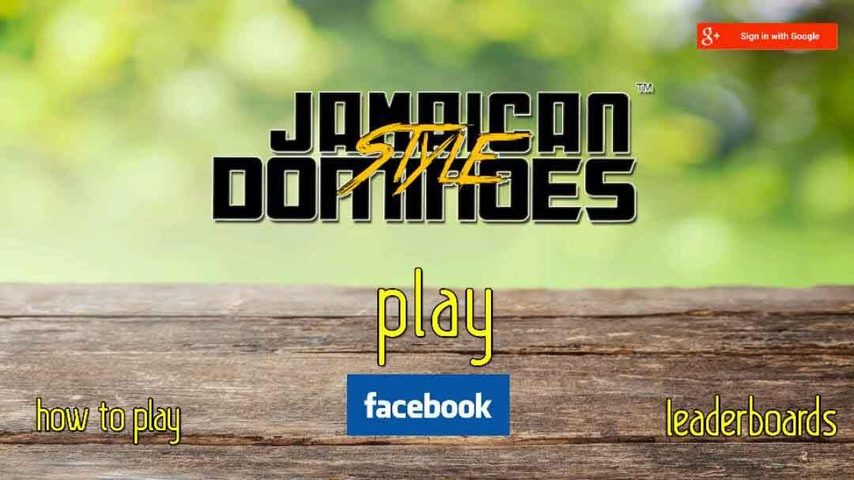 Screenshot 1: Jamaican Style Dominoes