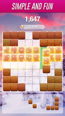 Screenshot 2: Blocks Woody Scapes Classic 2