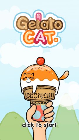 Screenshot 1: Gelato Cat (Cat Tower)