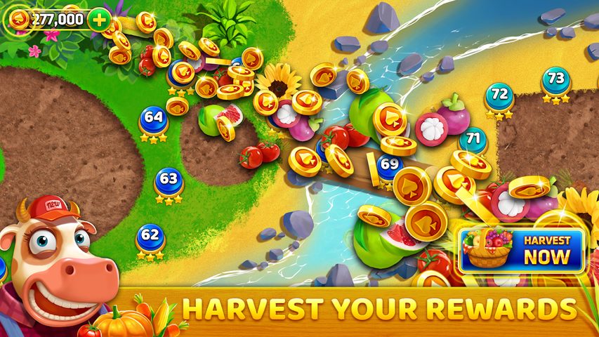 Screenshot 5: Pyramid Solitaire - Farm Trip