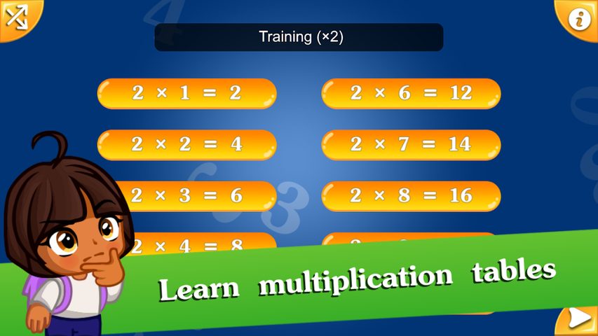 Screenshot 17: Math games for kids - Multiplication table (2х2)
