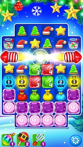 Screenshot 4: Christmas Cookie: Match 3 Game