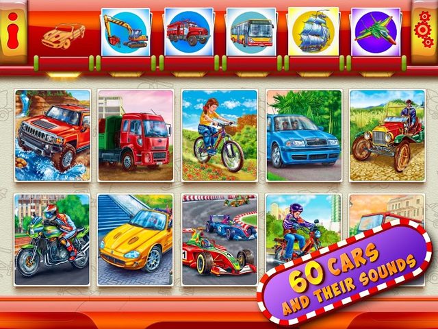 Screenshot 13: World of Cars! Car games for boys! Smart kids app