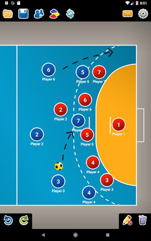Screenshot 7: Coach Tactic Board: Handball