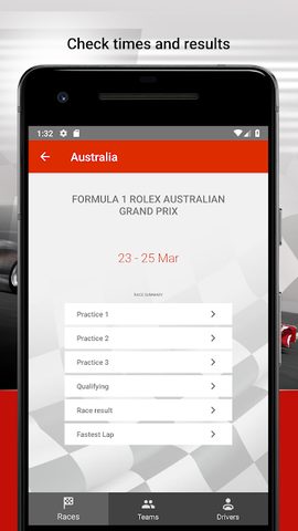 Screenshot 5: Formula 2021 Calendar & Standings