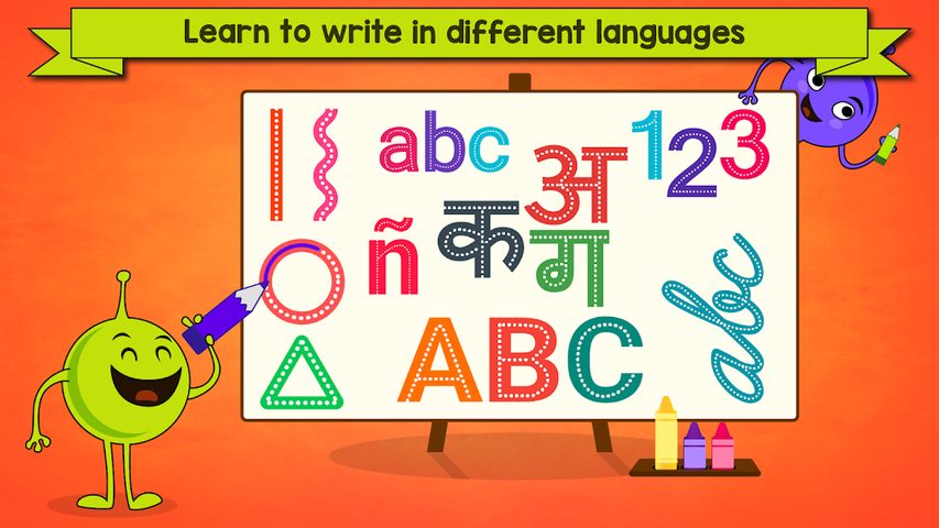 Screenshot 2: Tracing Letters and Numbers -