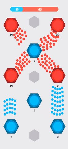 Screenshot 2: Clash of Dots - 1v1 RTS