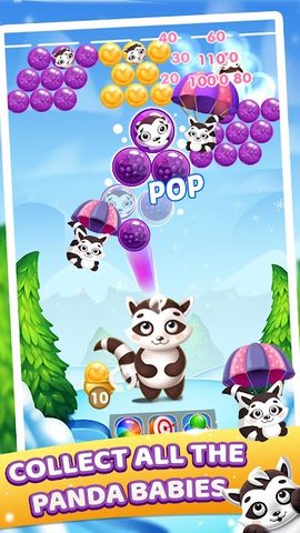 Screenshot 4: Raccoon Bubbles